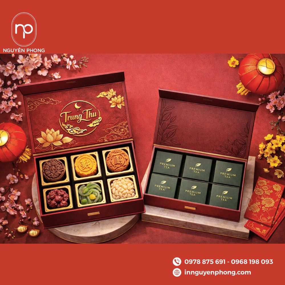 In hộp bánh trung thu thiết kế